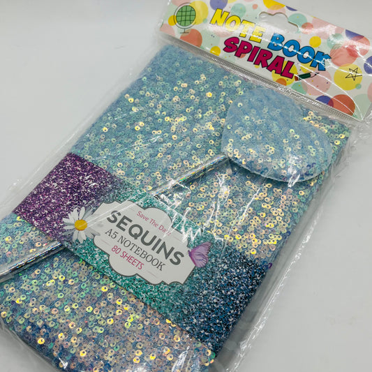 Sequin A5 Notebook