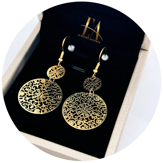 Filligree hanging Earring