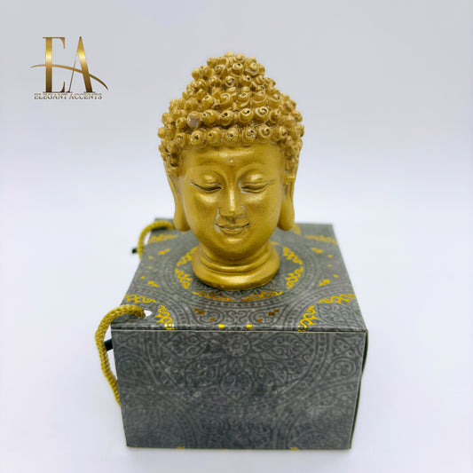 Gold Buddha Head 5.5cm